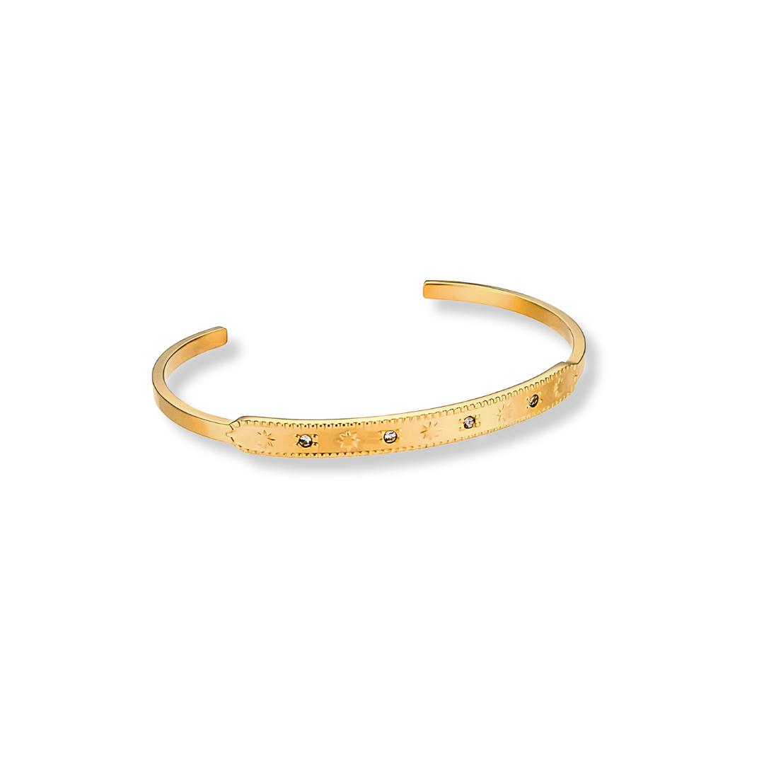 Gouden Zon Bangle Armband Dames