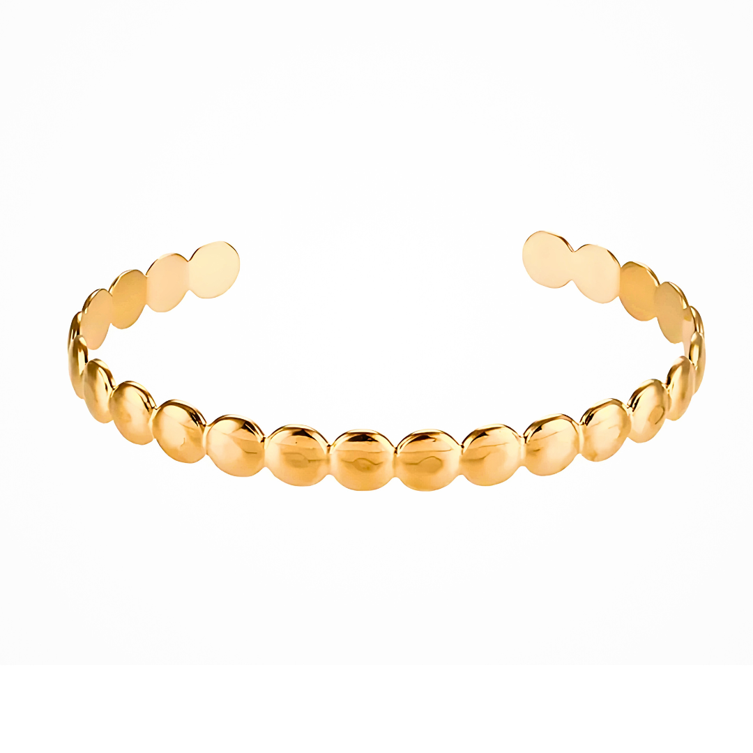 Gouden Minimalistische Bol Bangle Armband Dames