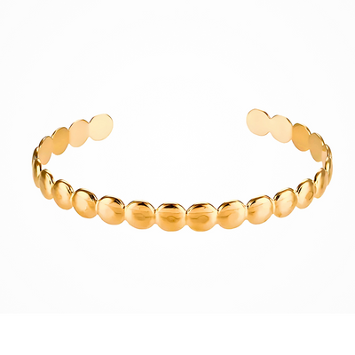 Gouden Minimalistische Bol Bangle Armband Dames