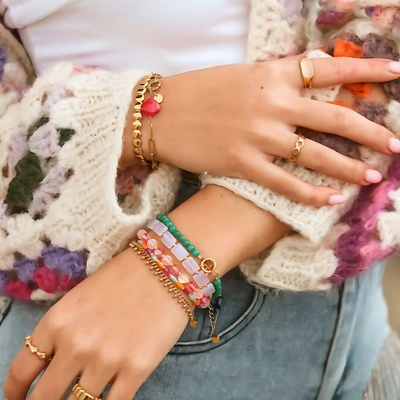 Gouden Minimalistische Bol Bangle Armband Dames