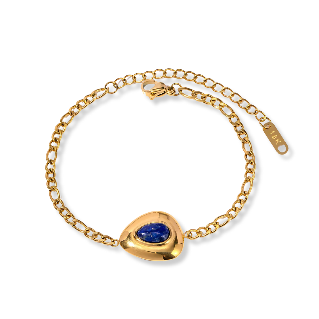 Gouden Lapis Lazuli Armband Dames