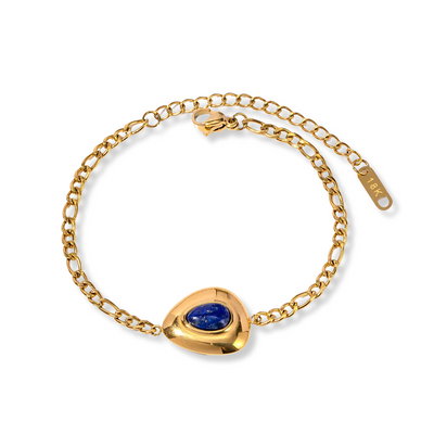 Gouden Lapis Lazuli Armband Dames
