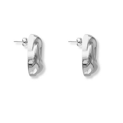 Gouden Schelp Stud Oorbellen Dames