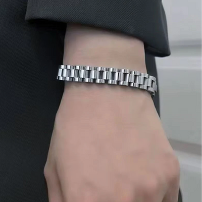 Zilver Schakel Armband Dames