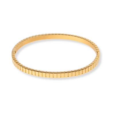 Vergulde Rechte Bangle Armband Dames