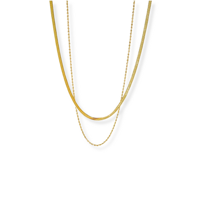Verstelbaar Gouden Gelaagde Ketting Dames
