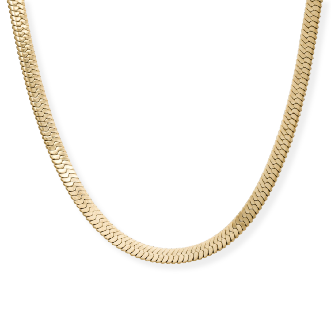 Goud-Zilver Statement Slangenketting Dames