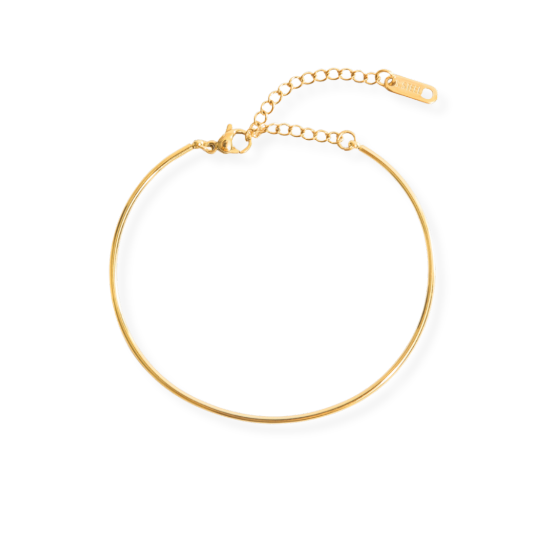 Subtiele Gouden Bangle Armband Dames