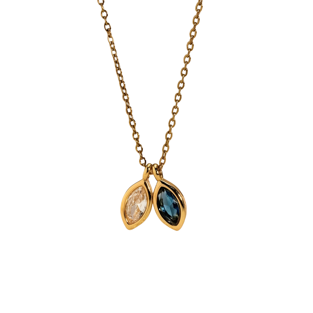 Geboortesteen Bloemblaadjes Oma Ketting