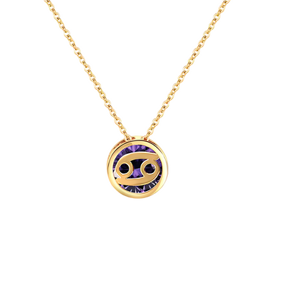 Gouden Sterrenbeeld Geboortesteen Ketting Dames
