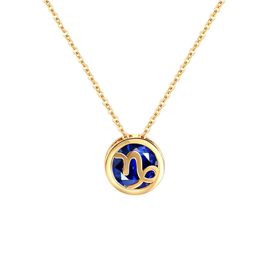 Gouden Sterrenbeeld Geboortesteen Ketting Dames