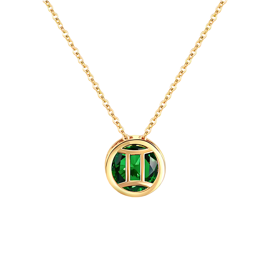 Gouden Sterrenbeeld Geboortesteen Ketting Dames