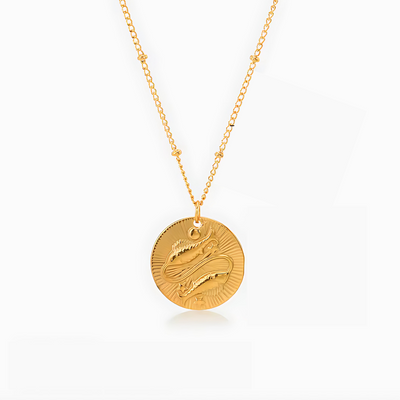Horoscoop Ketting Steenbok Goud Dames