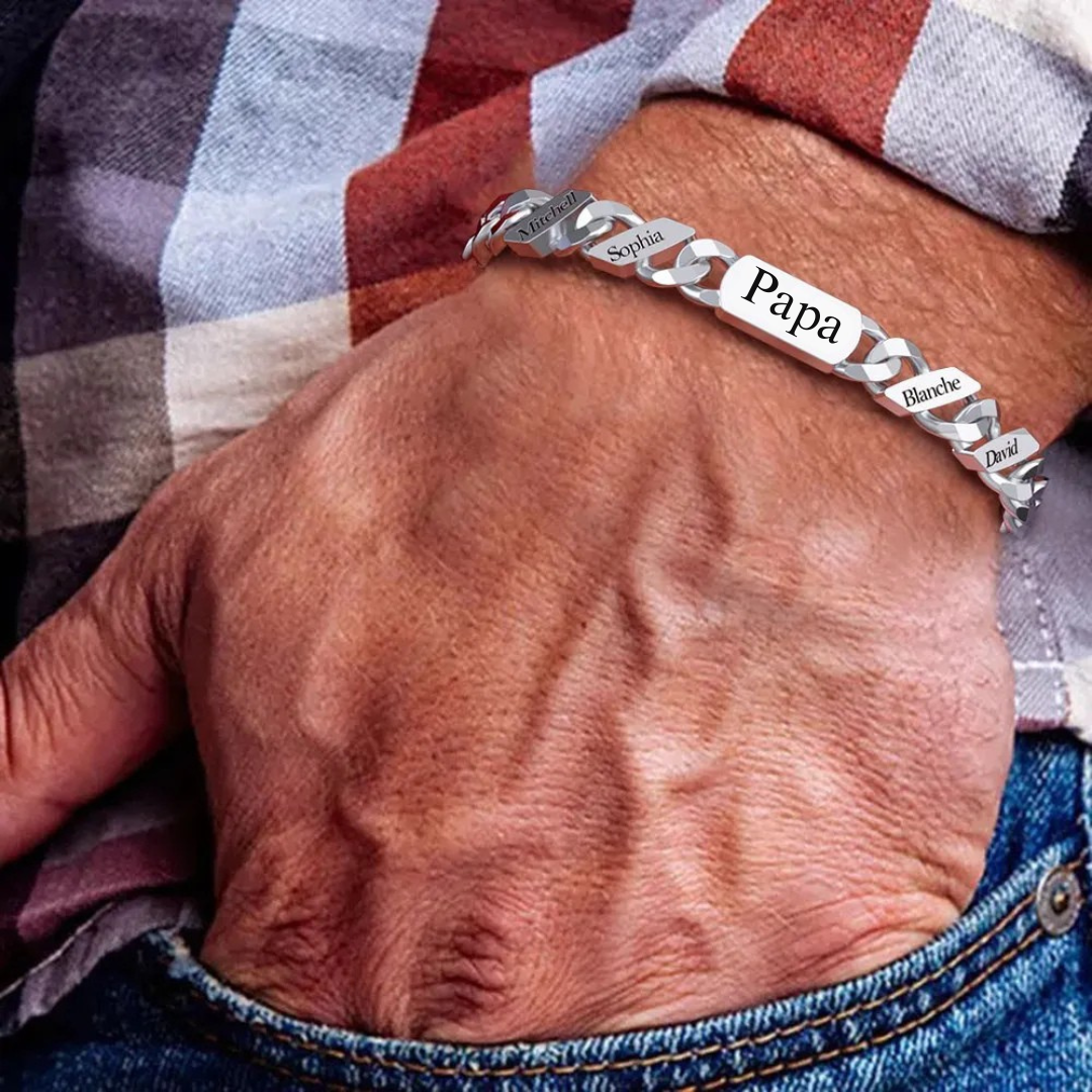 Familieschakel Armband Voor Hem