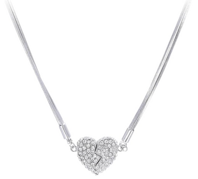 Gebroken Hart Magnetische Ketting Dames