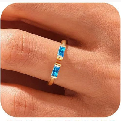 Verstelbare Geboortesteen Ring