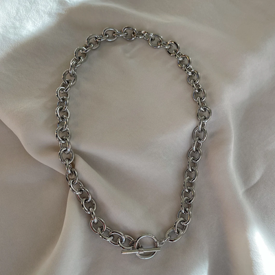 Chunky Schakelketting met Sluiting Dames