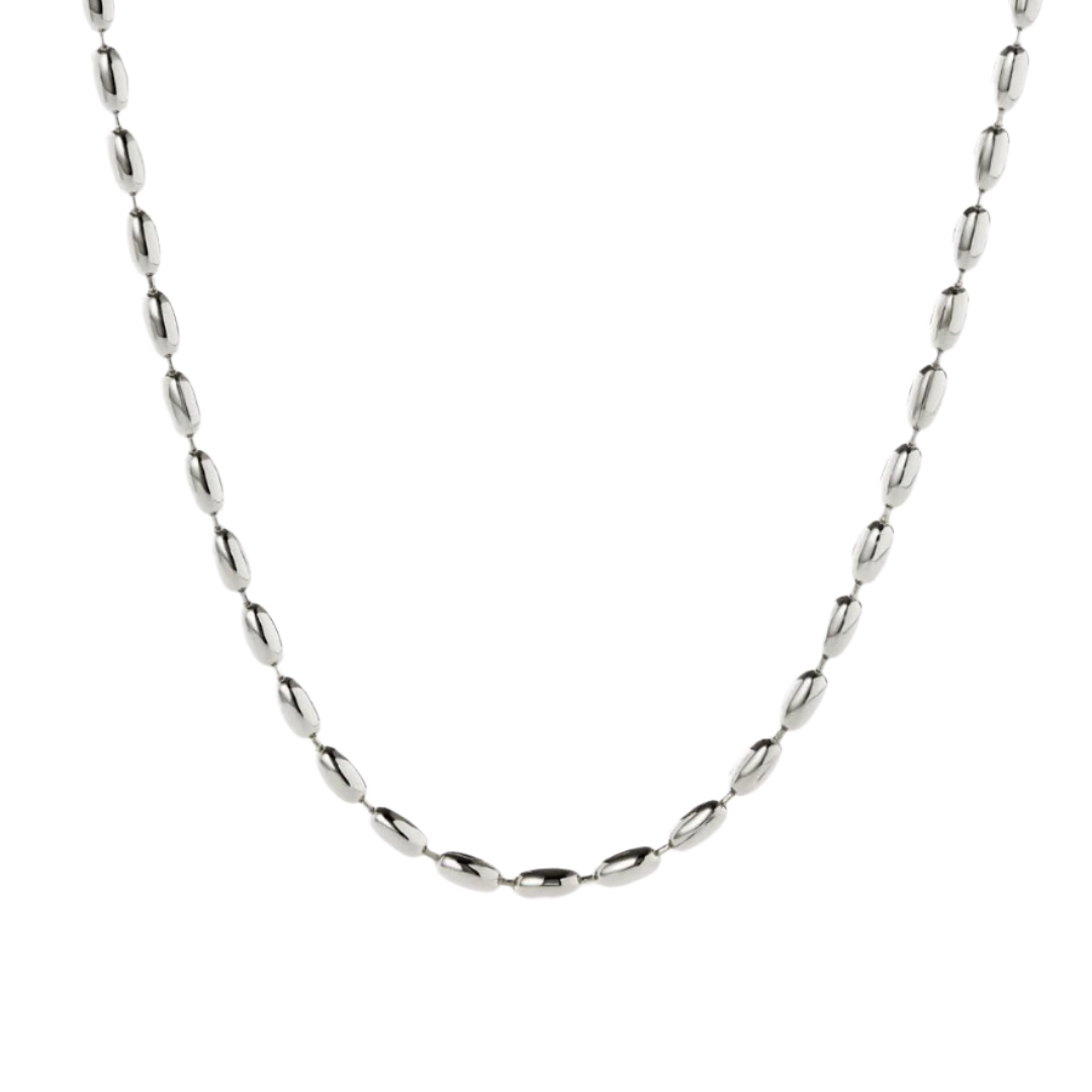 Ovale Kralen Ketting Dames