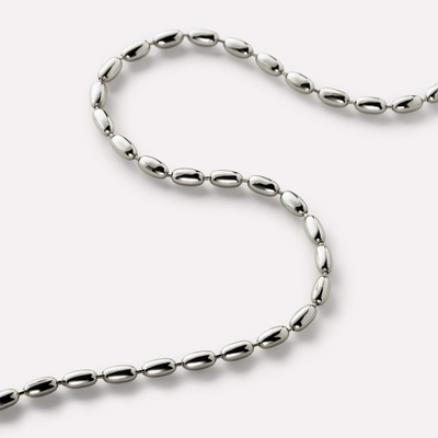 Ovale Kralen Ketting Dames