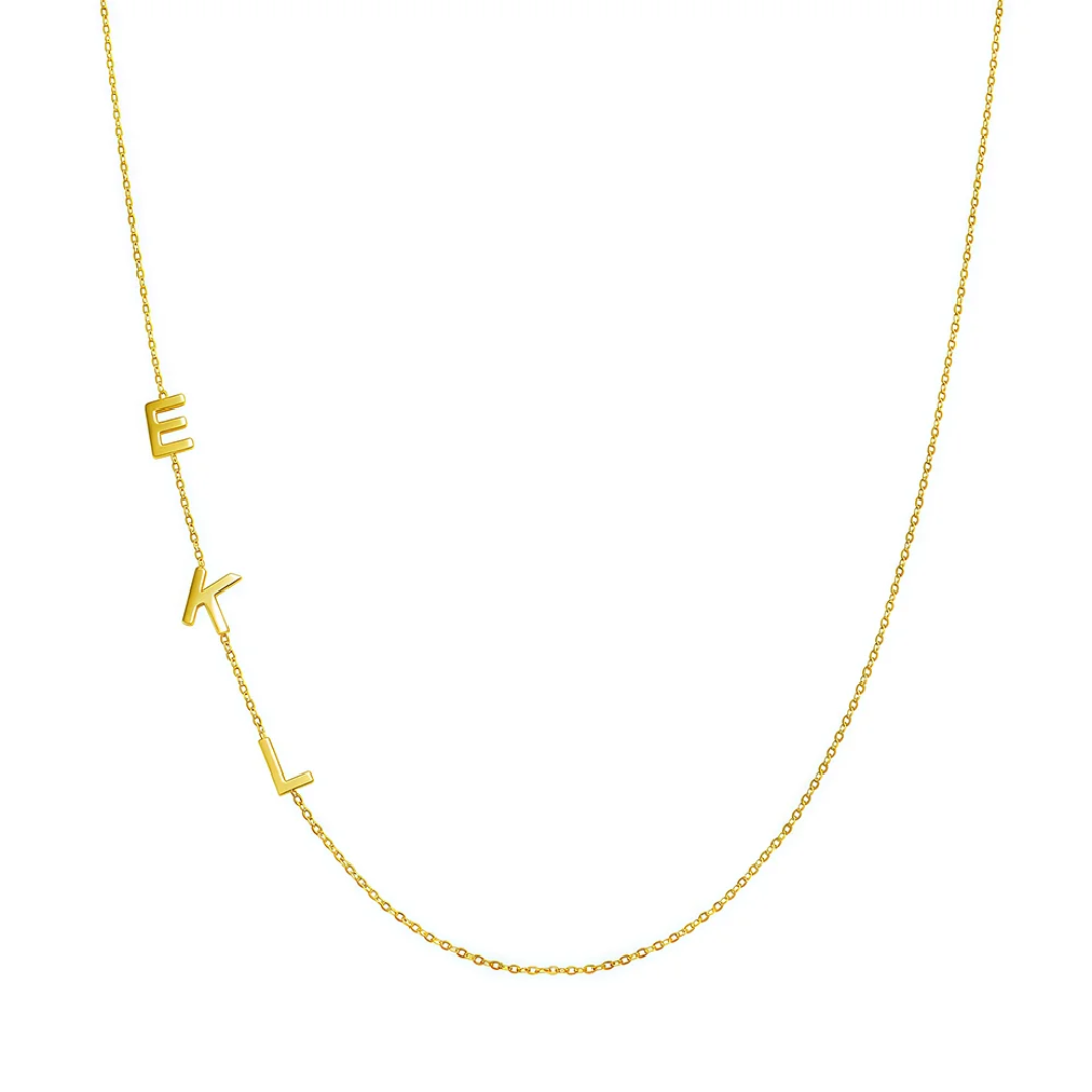 Dames Initiaal Ketting | Verstelbaar