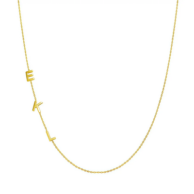 Dames Initiaal Ketting | Verstelbaar