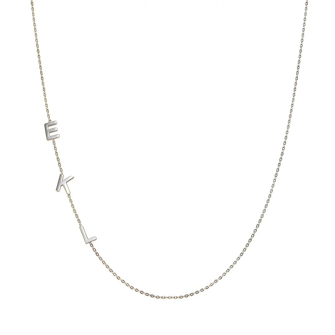 Dames Initiaal Ketting | Verstelbaar