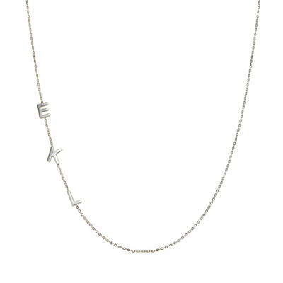 Dames Initiaal Ketting | Verstelbaar
