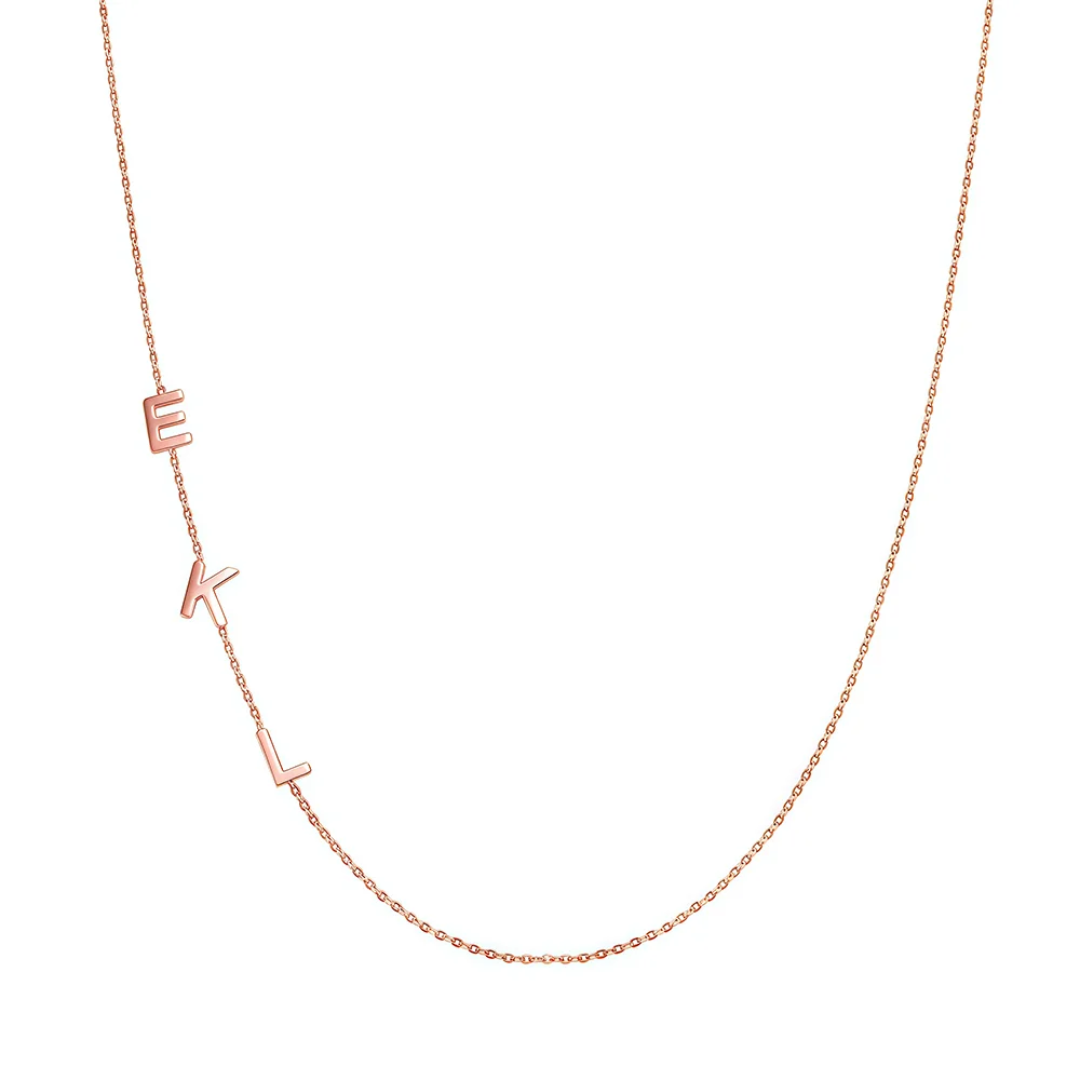 Dames Initiaal Ketting | Verstelbaar