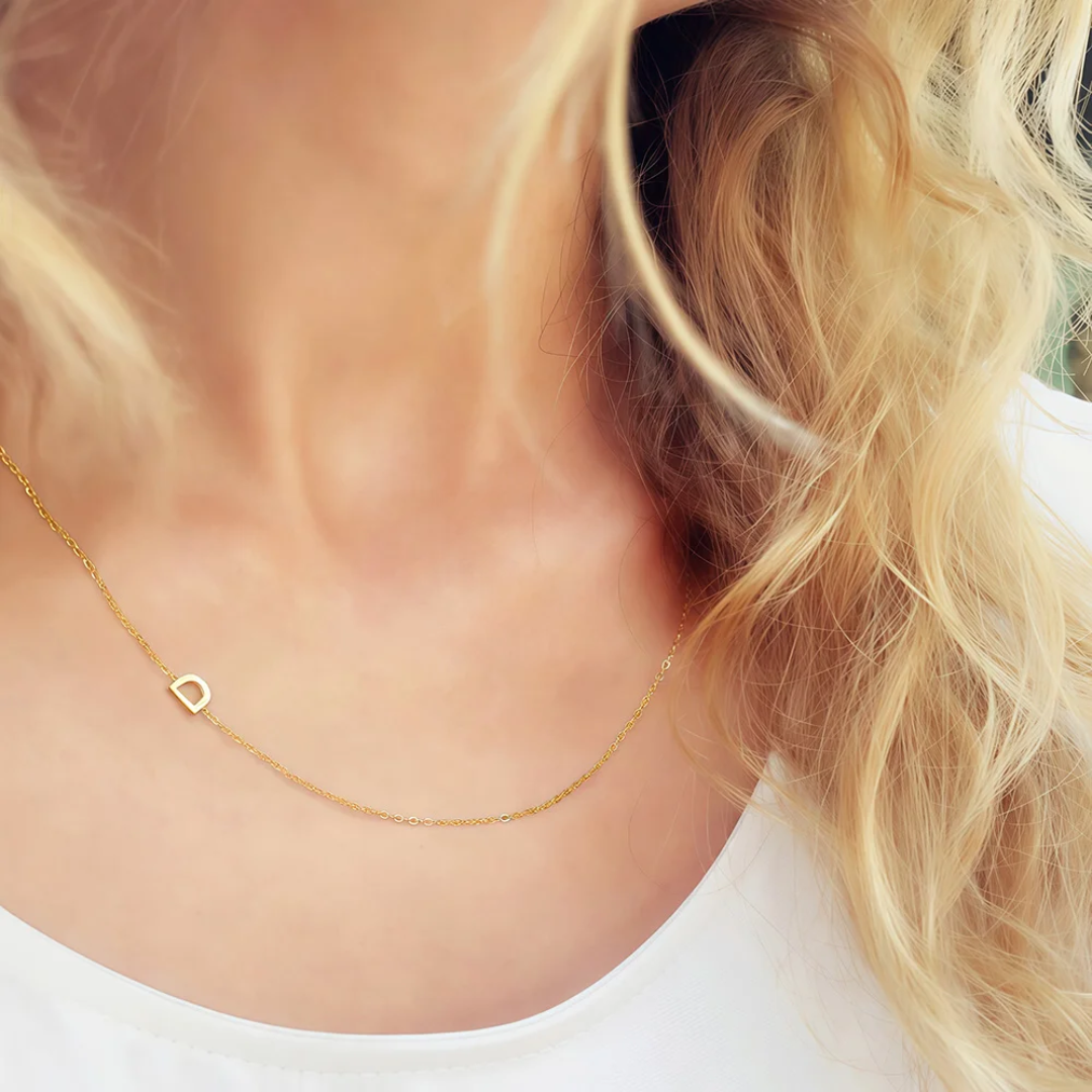 Dames Initiaal Ketting | Verstelbaar
