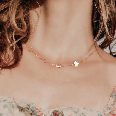 Dames Initiaal Ketting | Verstelbaar
