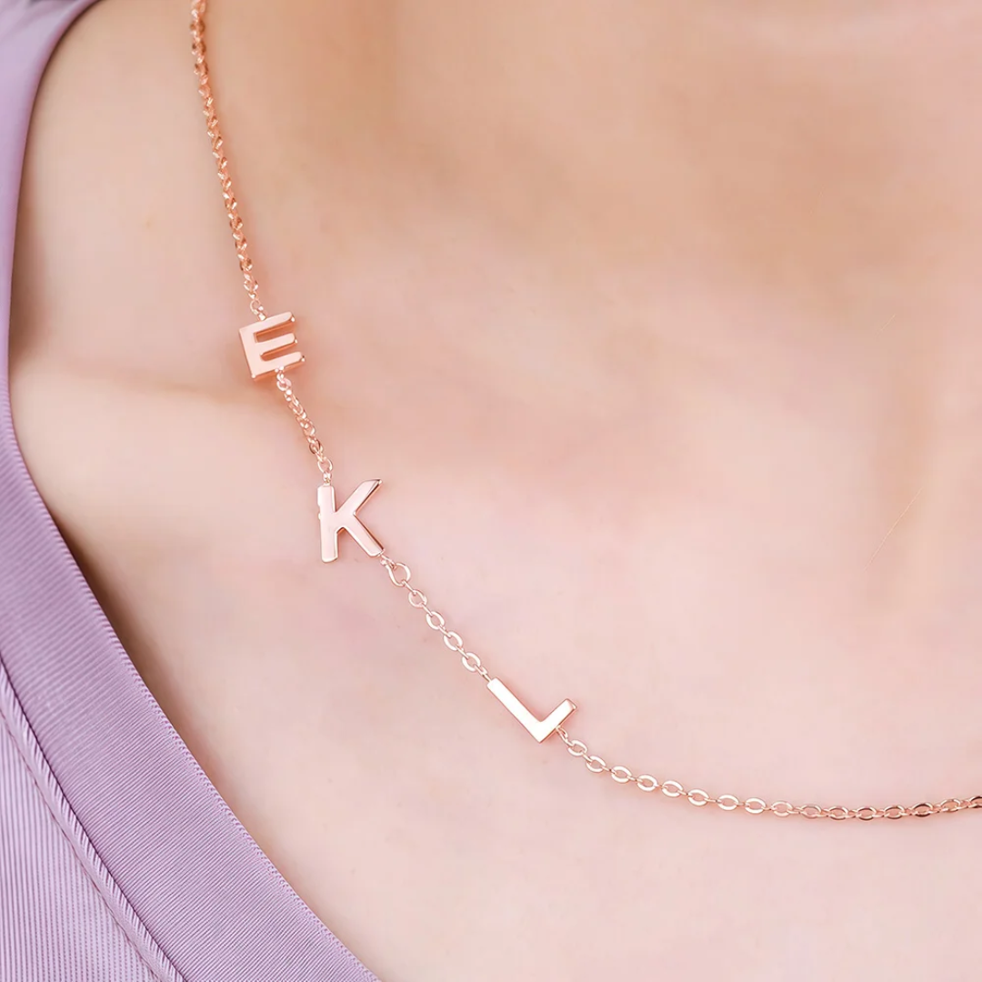 Dames Initiaal Ketting | Verstelbaar