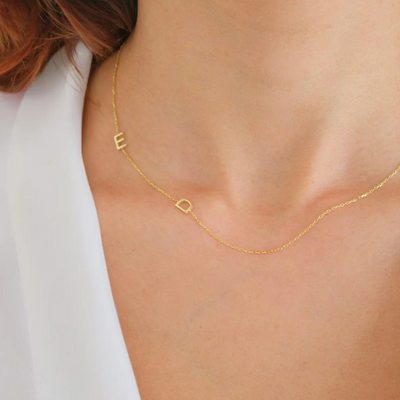 Dames Initiaal Ketting | Verstelbaar