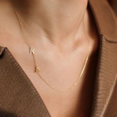 Dames Initiaal Ketting | Verstelbaar
