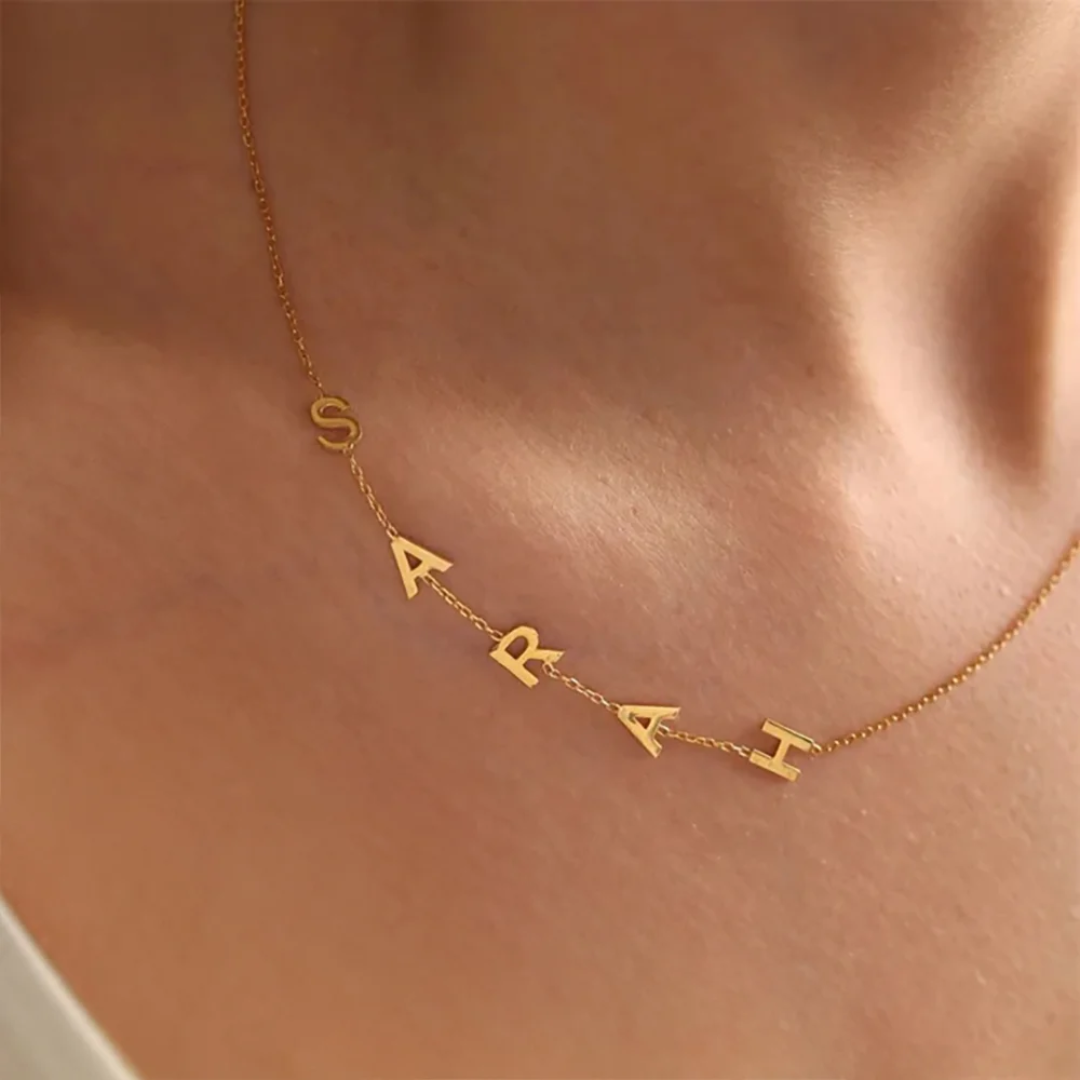 Dames Initiaal Ketting | Verstelbaar