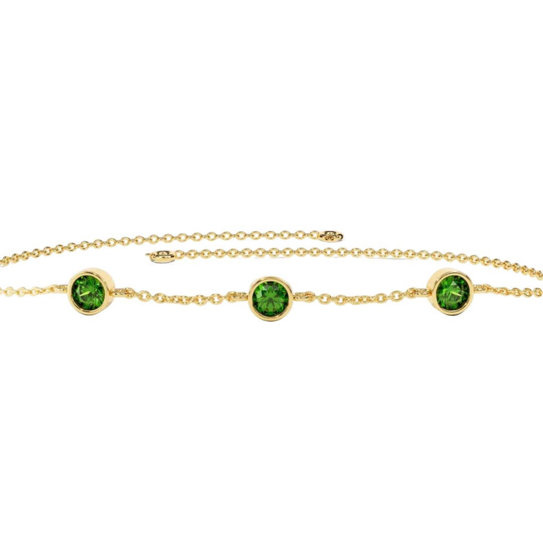 Dames Geboortesteen Armband Gepersonaliseerd