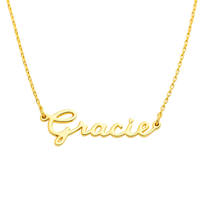 Dames Naamketting Gepersonaliseerd Verguld