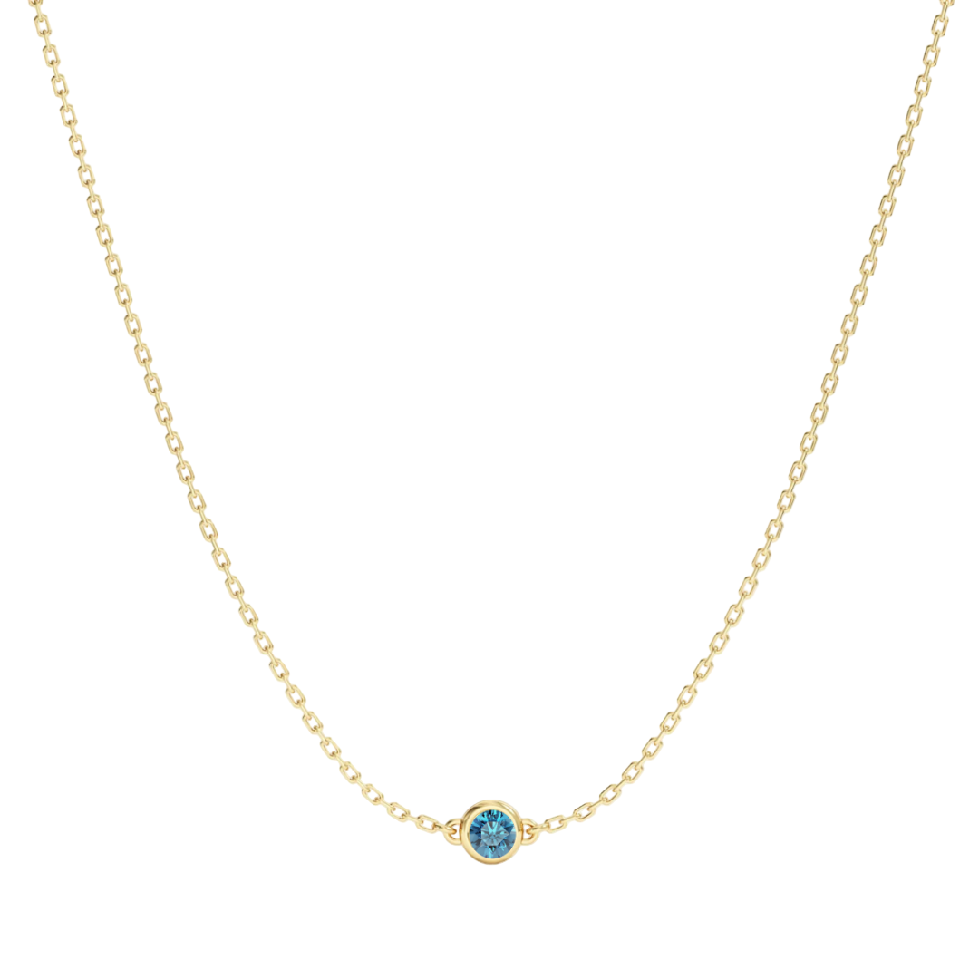Elegante Familie Geboortesteen Ketting Dames