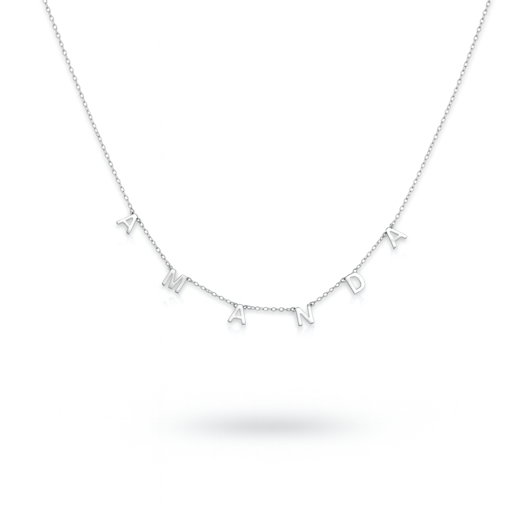Naamketting Dames Gepersonaliseerd Verstelbaar