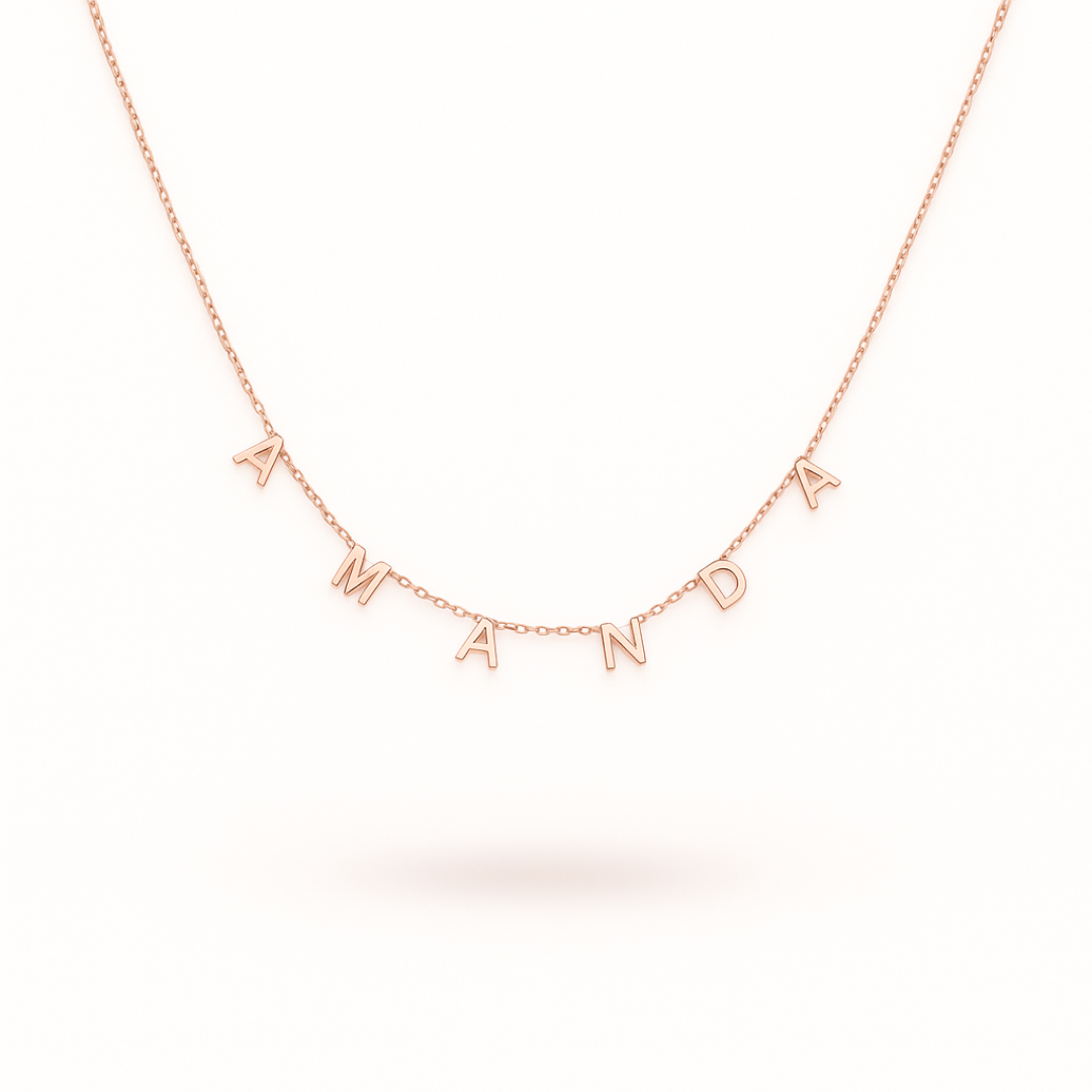 Naamketting Dames Gepersonaliseerd Verstelbaar
