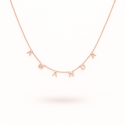 Naamketting Dames Gepersonaliseerd Verstelbaar