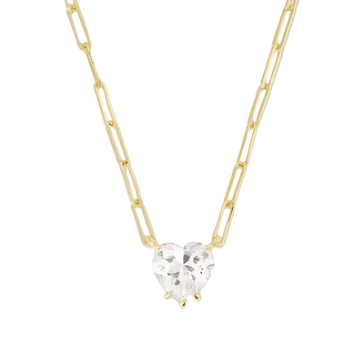 Ketting Dames Hartvormige Hanger Hypoallergeen