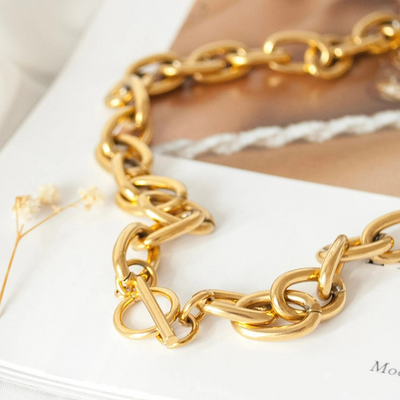Chunky Schakelketting met Sluiting Dames