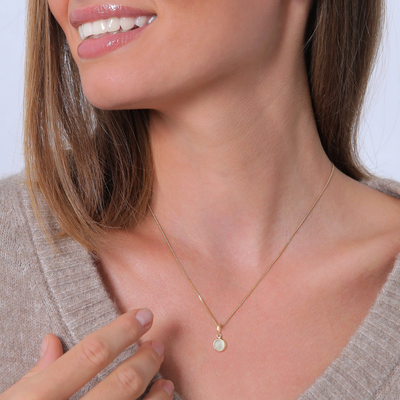 Ronde Parelmoerketting Dames