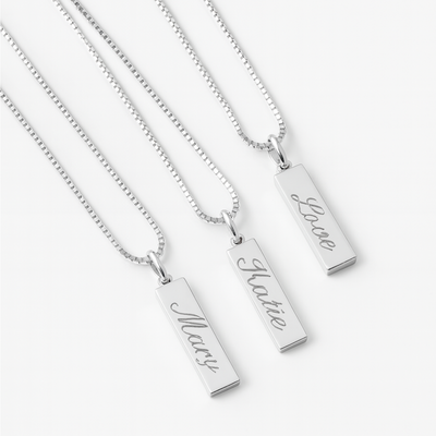Dames Gepersonaliseerde Naamplaat Ketting