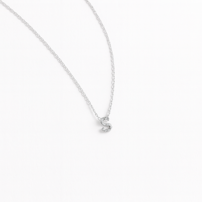Dames Gepersonaliseerde Diamantjes Initiaal Ketting