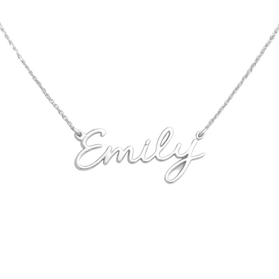 Dames Gepersonaliseerde Box Chain Naam Ketting