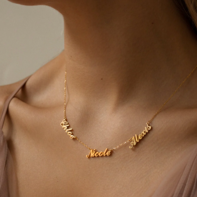 Gepersonaliseerde Ketting met Meerdere Namen