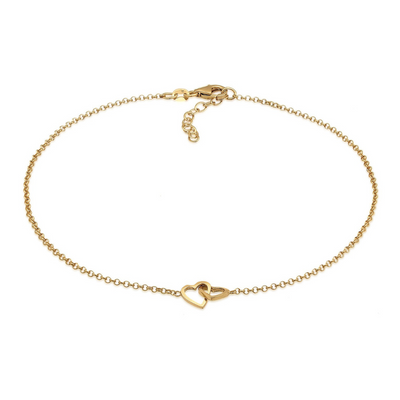 Hartvormige Minimalistische Enkelband Dames