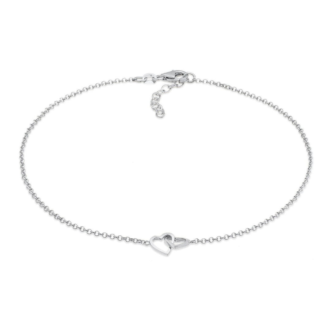 Hartvormige Minimalistische Enkelband Dames