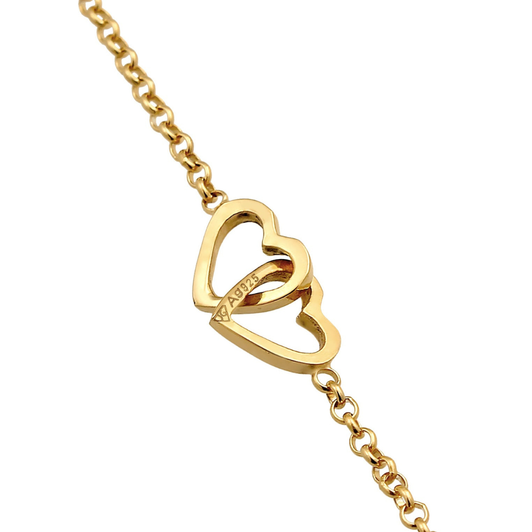 Hartvormige Minimalistische Enkelband Dames